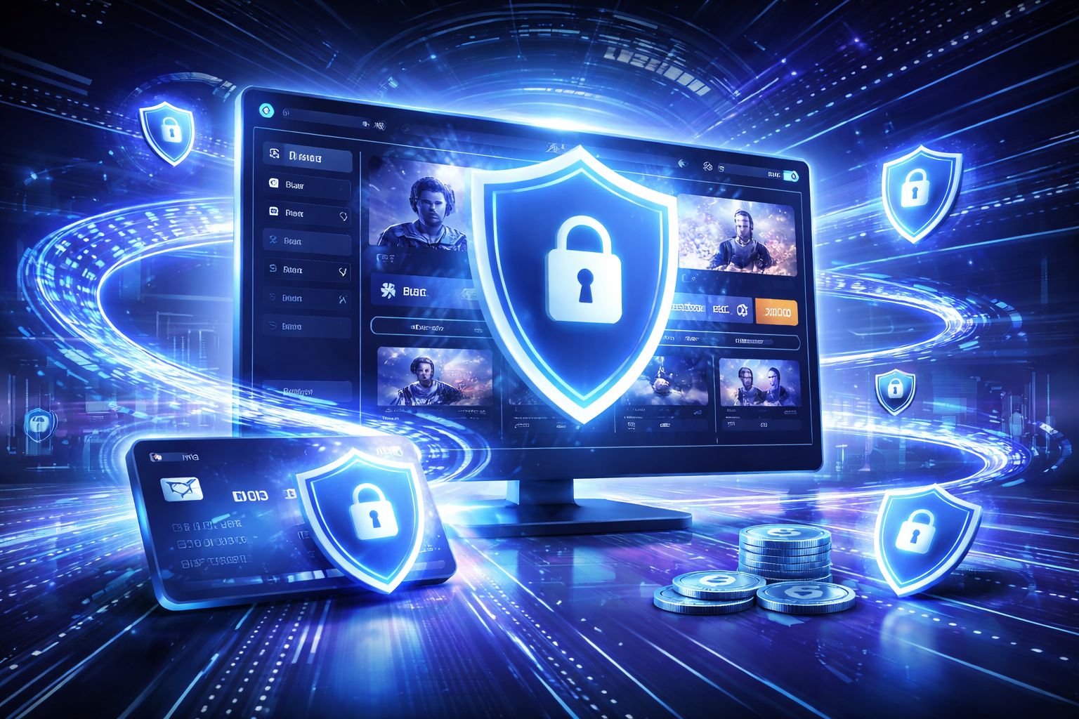 Secure VB8 account dashboard on a desktop screen with payment overview and responsible gaming tools in Bangladesh